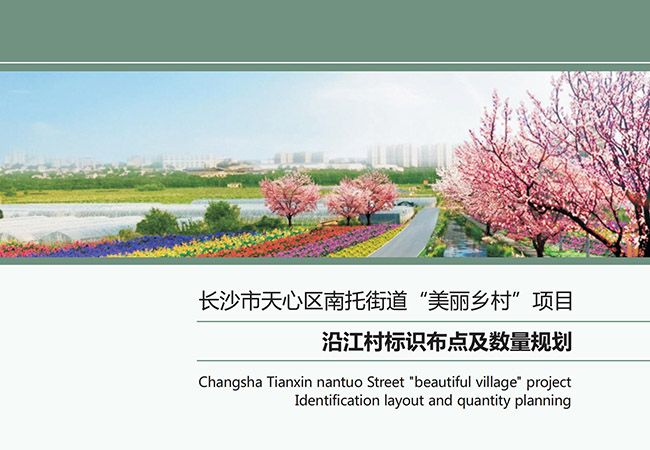 南托沿江村标识项目解决方案